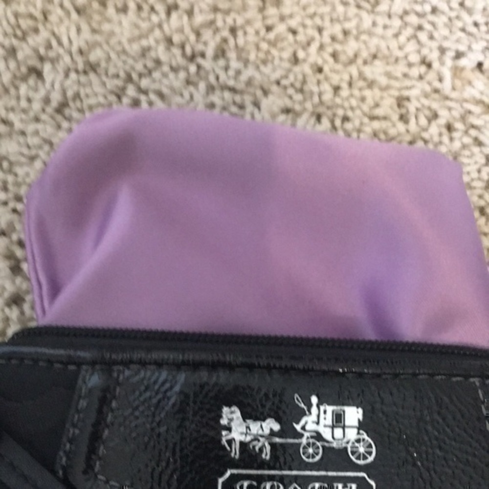 Coach Black OP Art signature wristlet - Picture 12 of 13